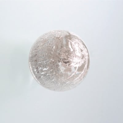 K 004 transparentní koule se stříbrem uvnitř (Ø 40 mm)