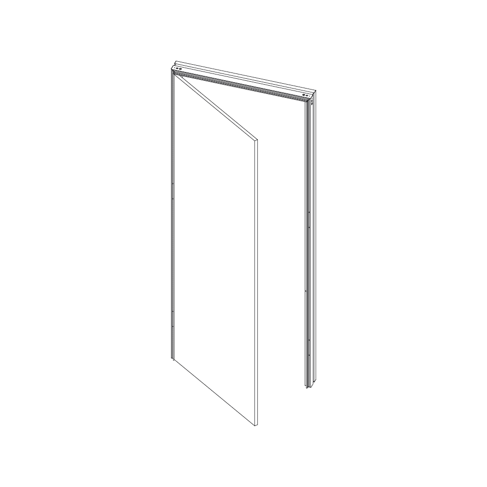 ECLISSE Syntesis Areo jednokřídlá dvířka bez spodního profilu